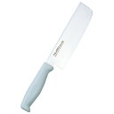 藤次郎 トウジロウ カラー庖丁 薄刃 16.5cm 白 F-131W 包丁 菜切包丁 キッチン 調理器具 千切り 野菜 柄 ホワイト