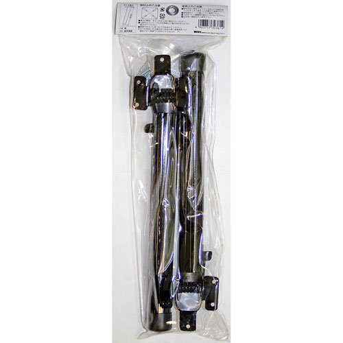 和気産業 WAKI テーブルステップ 細 2本入 太さ30×300mm 黒 AK-361 [2]