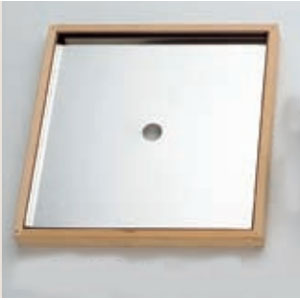 ヤマコー 椹・お座敷セイロ（7寸）用 箱型スリ蓋 ステン中子付 20173