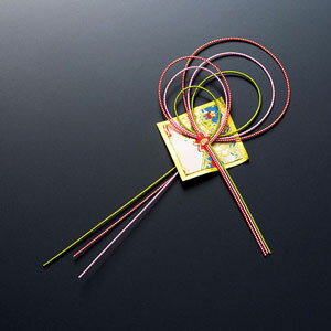 【送料無料】ヤマコー 水引寿飾り 結び 両面テープ付 100ケ入 26073