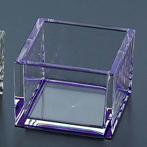 ヤマコー クリア枡 紫 26835