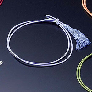 ヤマコー 華ゴム房（二重片花結び） 藤 50本入 27545