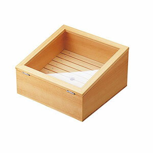 ヤマコー ネタ箱傾斜型 目皿・アクリル蓋付 35586