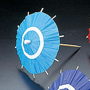 ヤマコー ミニ蛇ノ目傘B 小青 200本入 64183