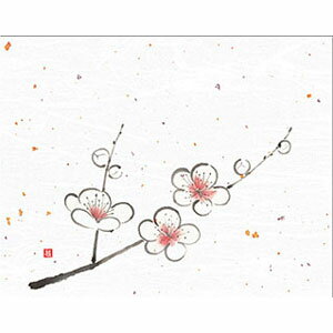 ヤマコー OPおもてなし懐敷4x5寸花風情 梅 100枚 65966