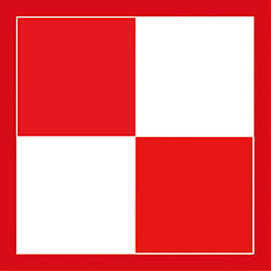 ヤマコー 市松紅白懐敷 3寸 200枚入 66606