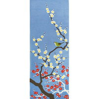 ヤマコー 四季彩布 てぬぐい 梅と鶯 87547