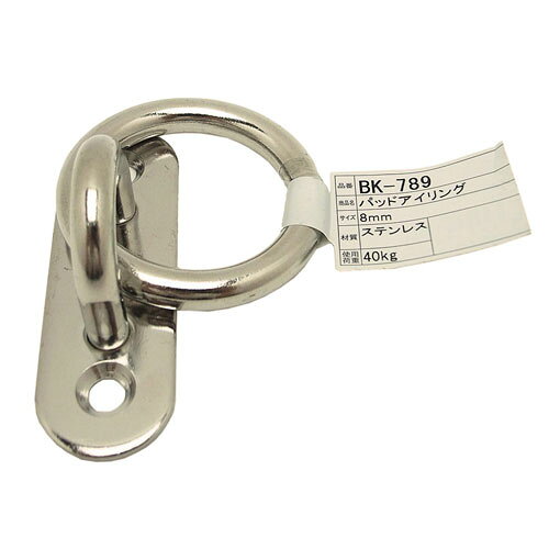 和気産業 WAKI パッドアイリング 8mm BK-789