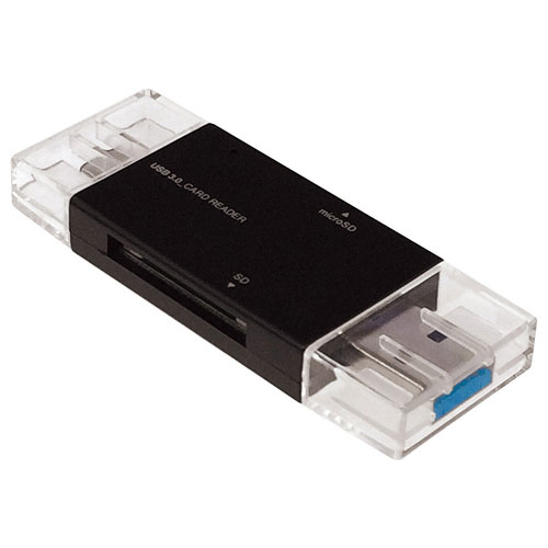 ナカバヤシ Digio2 USB3.0 Type-Cカードリーダー/ライター SD+microSD用 ブラック CRW-DC3SD71BK ナカバヤシ Digio2 USB3.0 Type-Cカードリーダー/ライター SD+microSD用 ブラック CRW-DC3SD71BK
