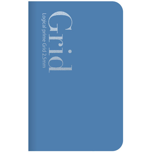 ロジカルプライムノート A6スリムグリッド2.5 NA601-8 ナカバヤシ 書きやすい プライム用紙 折り返して使える