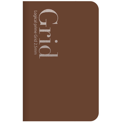 ロジカルプライムノート A6スリムグリッド2.5 NA601-12 ナカバヤシ 書きやすい プライム用紙 折り返して使える