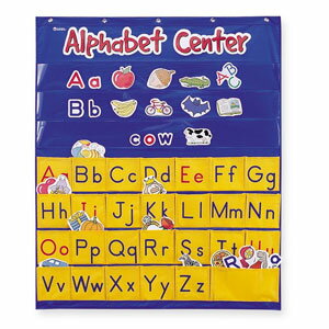 【送料無料】Learning Resources Alphabet Center Pocket Chart ポケットチャート アルファベット LER 2246