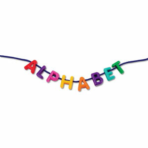Learning Resources Lacing Alphabet Uppercase 紐通し アルファベット大文字 LER 6401