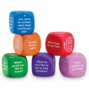 Learning Resources Conversation Cubes 英会話サイコロ LER 7300