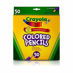 Crayola クレヨラ Colored Pencils 50 いろえんぴつ 50色 684050