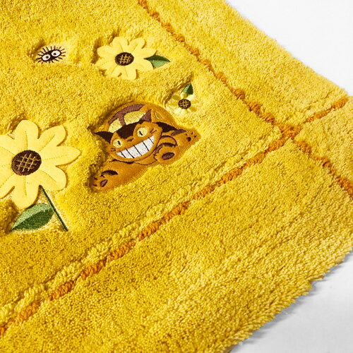 センコー SENKO となりのトトロ 花のバス停 ロング トイレマット 約80×60cm イエロ...