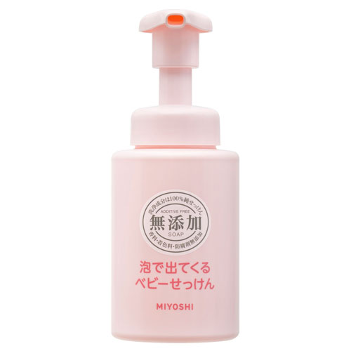 ミヨシ石鹸 無添加 泡で出てくるベビーせっけん ボトル ミヨシ石鹸 無添加 泡で出てくるベビーせっけん ボトル