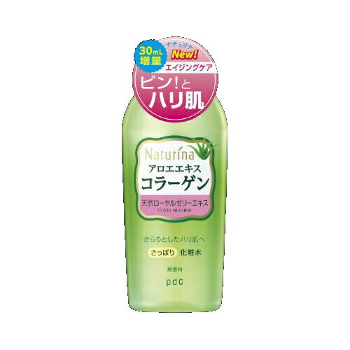-------------------------------------------------------------- 画像はイメージです。 ※ PC環境により実際の色味や質感と異なって表示される場合がございます。 ※ 部品・パーツなどの一部の商品では本体の商品画像を使用しております。 ※ 製品の仕様・画像・パッケージは、メーカー側から予告なく変更される場合があります。 -------------------------------------------------------------- みずみずしい感触でうるおいを与え、さらりとしたハリ肌へ導くさっぱり化粧水。ベタつきの気になる肌に。■ サイズ(mm)奥行 36×幅 63×高さ 163■ 重量(g)228■ 仕様・成分水、BG、エタノール、グリセリン、PEG6、PEG32、クエン酸Na、メチルパラベン、PEG40水添ヒマシ油、イソセテス20、クエン酸、エチドロン酸、フェノキシエタノール、加水分解コラーゲン、ローヤルゼリーエキス、ヒアルロン酸Na、黄4、水溶性コラーゲン、緑201、アロエベラエキス1■ 原産国日本 【発売元、製造元、輸入元又は販売元】pdc 商品区分：化粧品広告文責：ナチュラルウェブ株式会社TEL：03-6423-0750※パッケージ・内容等予告なく変更する場合がございます。 【#194】　