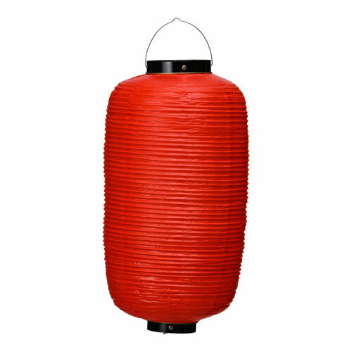 看板 ビニール提灯 長型 9号 赤ベタ 無地