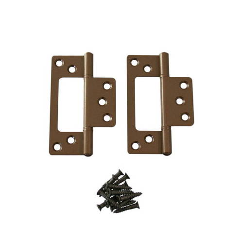 ハイロジック フラッシュ蝶番 76mm セントク色 2枚入 17448