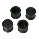 ハイロジック 脚キャップ 21mm 黒丸 4個入 A-023 57023