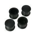 ハイロジック 脚キャップ 24mm 黒丸 4個入 A-024 57024