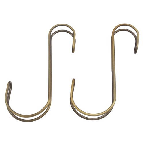 ハイロジック 横ブレ安定S字フック 大 ゴールド 2個入 95352