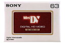 SONY ソニー ミニDVカセット 63分 1巻 DVM63HD