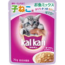 マースジャパン カルカン パウチ 12か月までの子ねこ用 お魚ミックス まぐろ・かつお・たい入り 70g