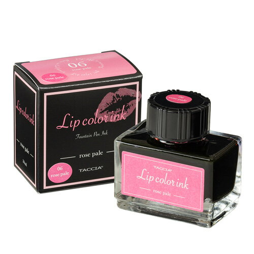 ナカバヤシ TACCIA 万年筆用インク 水性染料 「リップカラー」 ローズペール TFPI-WD30-6