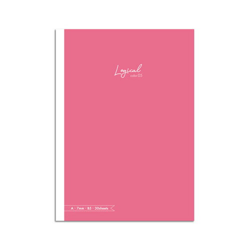 ナカバヤシ スイングロジカルカラーノート ピンク セミB5 A罫 30枚 NB504A-P-5