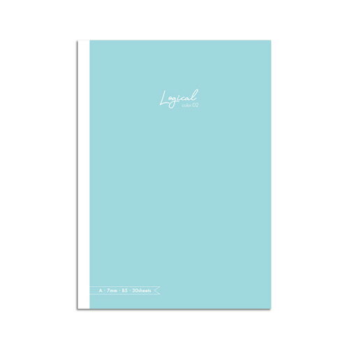 ナカバヤシ スイングロジカルカラーノート ブルー セミB5 A罫 30枚 NB504A-B-2