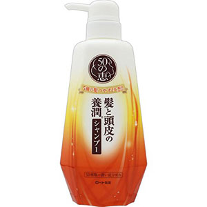 ロート製薬 50の恵 髪と頭皮の養潤シャンプー 心やわらぐマイルドハーブの香り 400ml