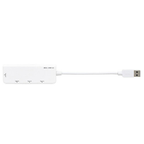 ナカバヤシ Digio2 USB3.0 4ポートハブ ホワイト UH-3164W