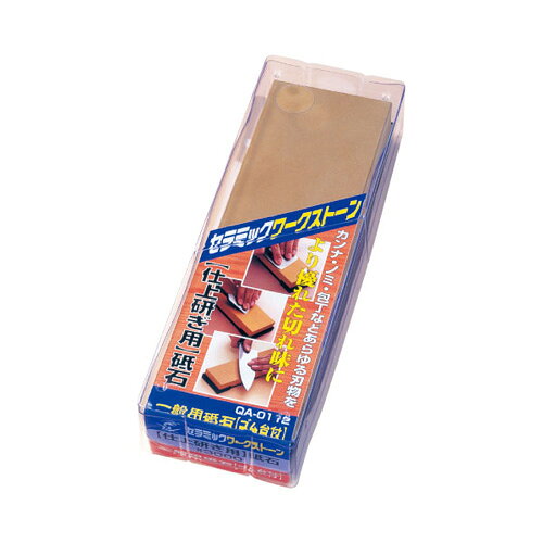 -------------------------------------------------------------- 画像はイメージです。 ※ PC環境により実際の色味や質感と異なって表示される場合がございます。 ※ 部品・パーツなどの一部の商品では本体の商品画像を使用しております。 ※ 製品の仕様・画像・パッケージは、メーカー側から予告なく変更される場合があります。 -------------------------------------------------------------- ■ 職人向けの包丁・カンナ・ノミを研ぐゴム台付仕上砥です。本体サイズ：232x74x36(mm)本体重量：900g粒度：3000生産国：日本 【メーカー・ブランド】 ナニワ研磨工業 / なにわけんまこうぎょう / NANIWA 【包丁特集016】 【#239】　
