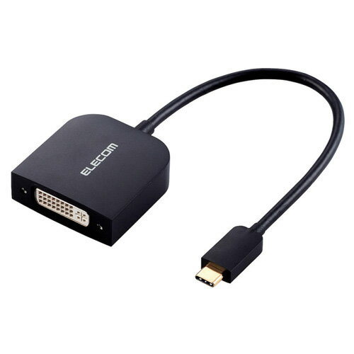 ポスト投函 エレコム ELECOM 変換アダプタ Type-C to DVI AD-CDVIBK
