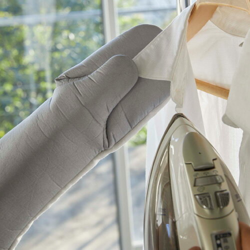 山崎実業 左右両用アイロンミトン アルミ 4034