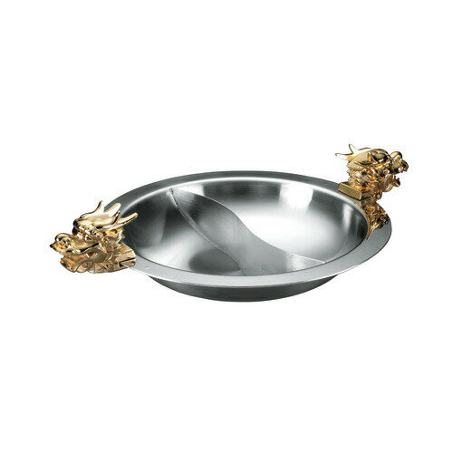 燕舞 ドラゴンGP 2槽火鍋 32cm 三層鋼 IH対応