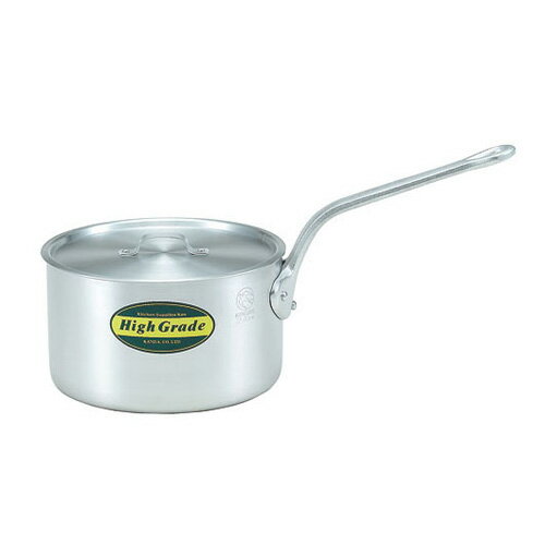 ハイグレード アルミ片手鍋 目盛付 21cm 4L