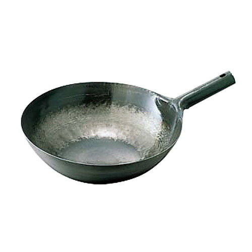 鉄打出片手中華鍋 1.6mm 24cm