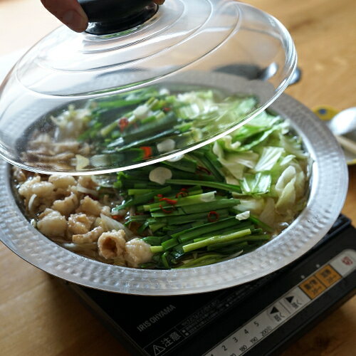 ハリオ HARIO フタがガラスのIH対応ステンレス鍋 26 雪平 MIS-26