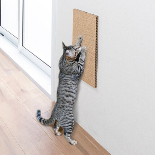 サンコー 吸着壁に貼れる猫のつめとぎ 麻