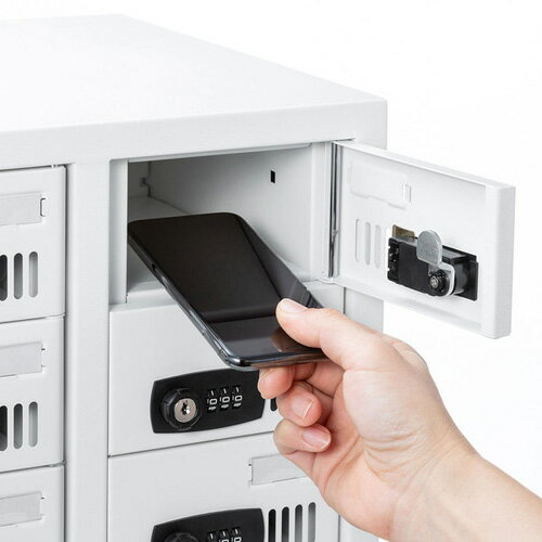 メーカー直送 サンワサプライ 個別管理用スマートフォン保管庫 ブラック CAI-CABSP51