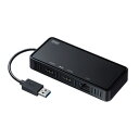 サンワサプライ USB3.1-HDMIディスプレイアダプタ 4K対応 2出力 LAN-ポート付 USB-CVU3HD3(2)