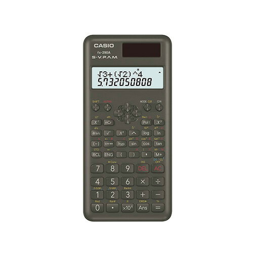 カシオ CASIO スタンダード関数電卓 2行表示タイプ FX-290A-N(2.0)