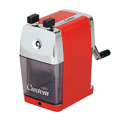 カール事務器 手動鉛筆削り カスタム レッド CC-2000-R