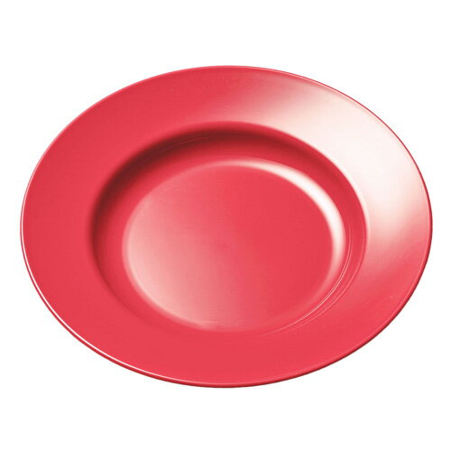 エンテック ポリプロ スープ皿 レッド No.1716R