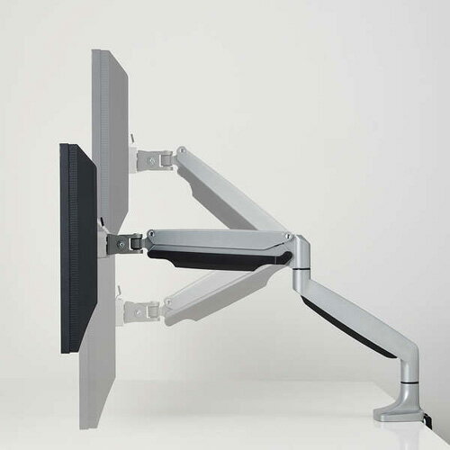 エレコム ELECOM 液晶ディスプレイアーム シングルアーム ロング 13〜32インチ対応 DPA-SL02SV [2]