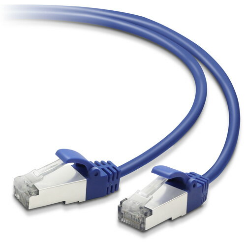 ポスト投函 エレコム ELECOM LANケーブル CAT7 スリム 1m ブルー LD-TWSS/BU1