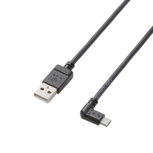 エレコム ELECOM タブレット用microUSBケーブル L字左側接続タイプ ブラック 1.2m TB-AMBXL2U12BK エレコム ELECOM タブレット用microUSBケーブル L字左側接続タイプ ブラック 1.2m TB-AMBXL2U12BK
